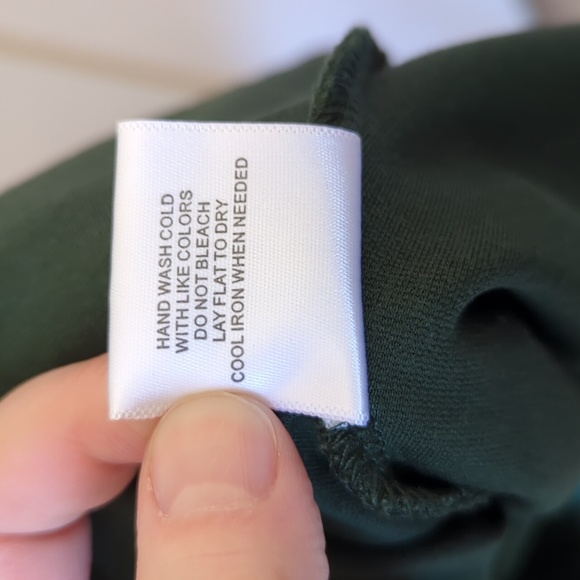 Modcloth Dark Green Peter Pan Collar Dress - Size Large - Picture 12 of 14